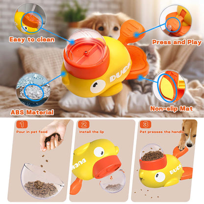 Interactive Dog Toys，Dog Interactive Treat Dispenser Toy，Promotes IQ Training and Entertainment Reduces Bloating Anti-Gulping