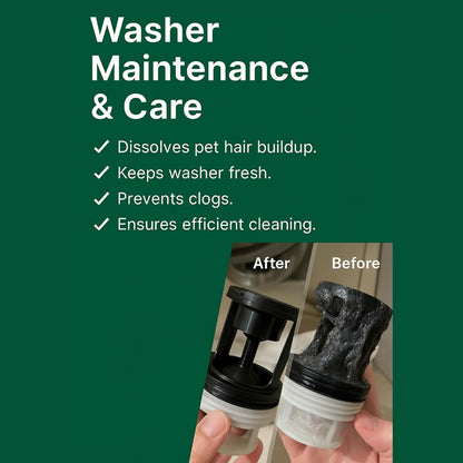 Washing Machine Cleaner for Pet Hair, 2 Sachets